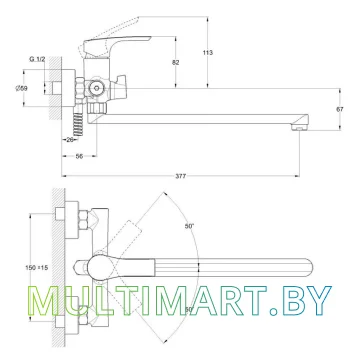 Смеситель Econoce EC0584 картинка 2